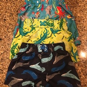 Lot of 3 boys swimsuits 18 months
